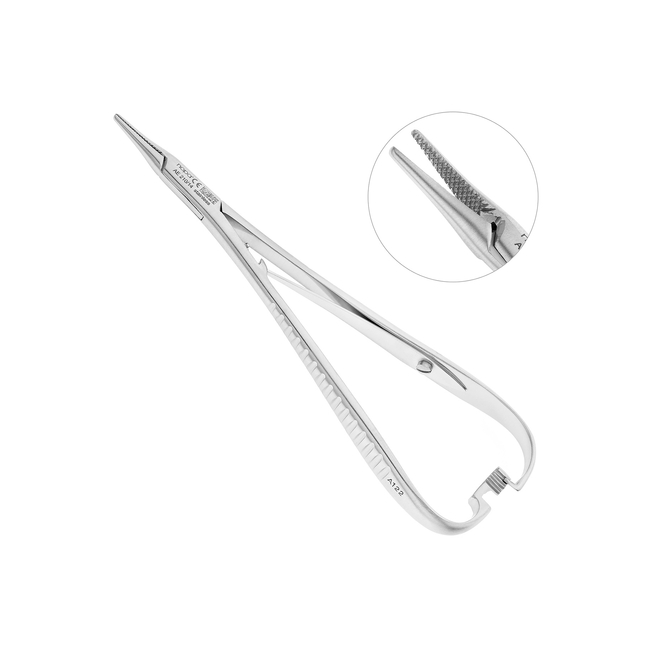 Иглодержатель MATHIEU деликатный, 14 см | Nopa Instruments (Германия)