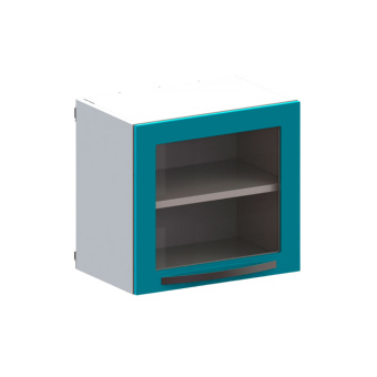 Н2 (л) - тумба навесная, дверца стекло в металлической рамке | Виталия (Россия)